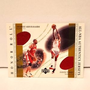 Upper Deck Shareef Abdur-Rahim/Jason Terry All NBA Authentics Jerseys